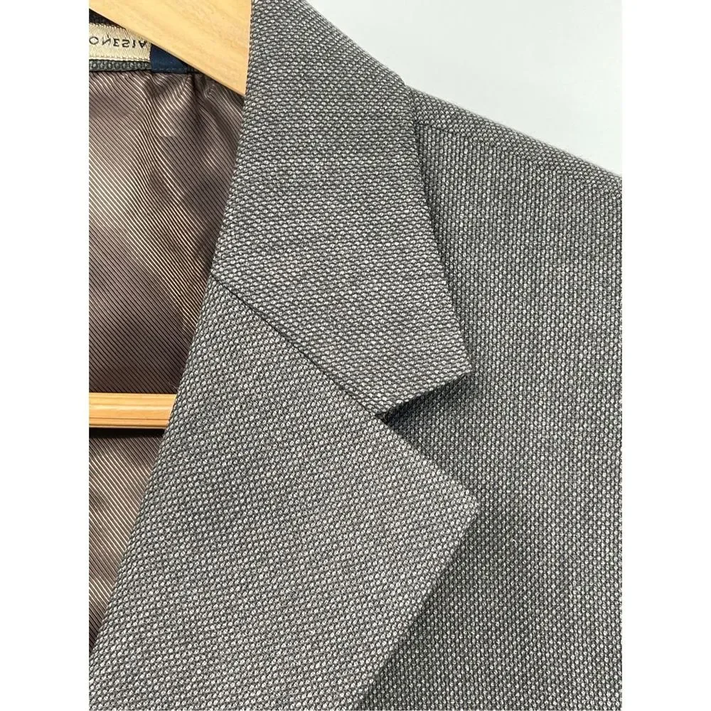 Banana Republic‎ Blazer Sport Coat Suit Jacket Men Size 40 S Gray Brown
